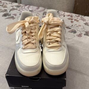 Nike Air Force 1 pink satin ballet limited edition